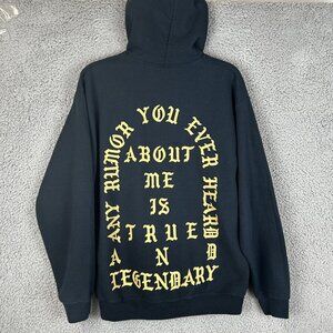 Kanye West I Feel Like Pablo PORTLAND TOUR Sweatshirt Hoodie Black Size M Yeezy